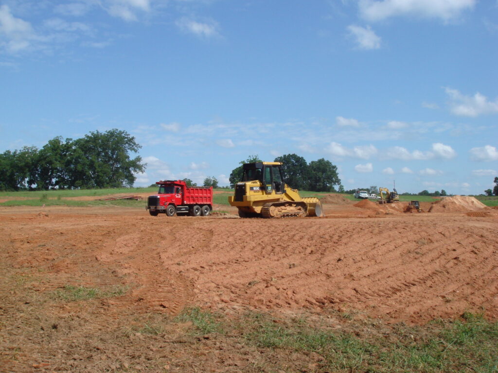 Land Planning and Initial Grading, Roads, Water, Power