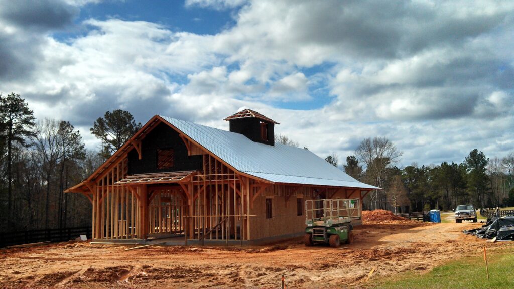 Horse Barn Construction, Pastures & Riding Trails